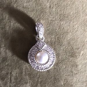 Judith Ripka Sterling Pearl/Diamonique Enhancer